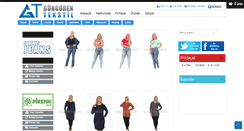 Desktop Screenshot of gungorentekstil.com
